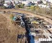 Imagini de pe șantierul „Dâmbovița Arena”