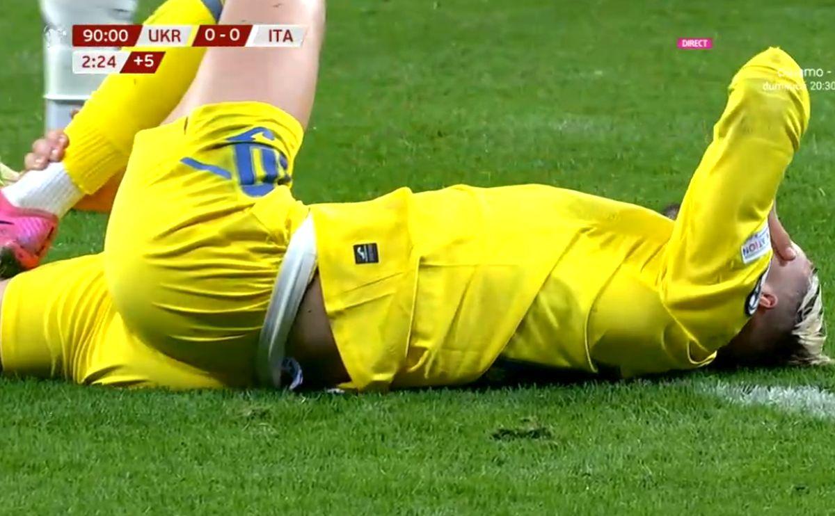 Penalty cerut de Ucraina cu Italia