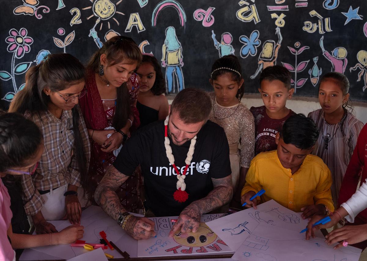 David Beckham, vizita in India