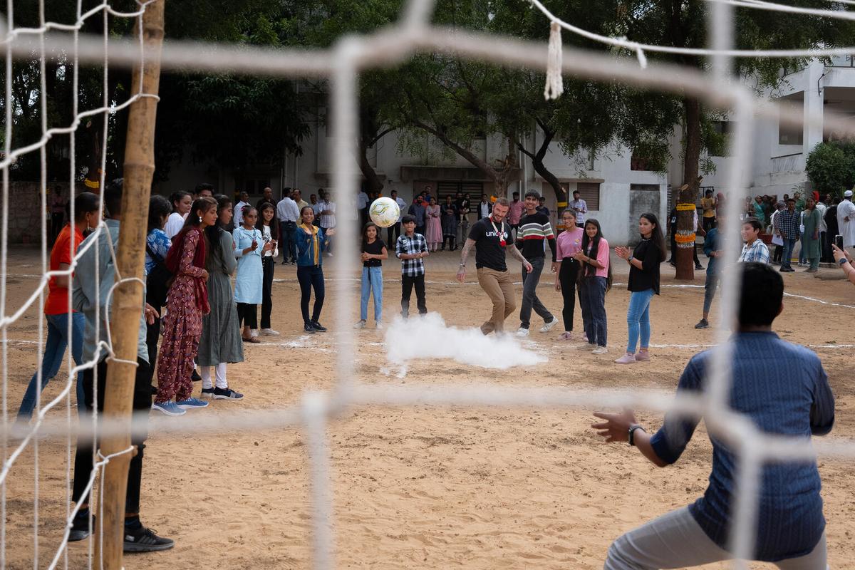 David Beckham, vizita in India