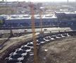 Imagini de pe șantierul „Dâmbovița Arena”