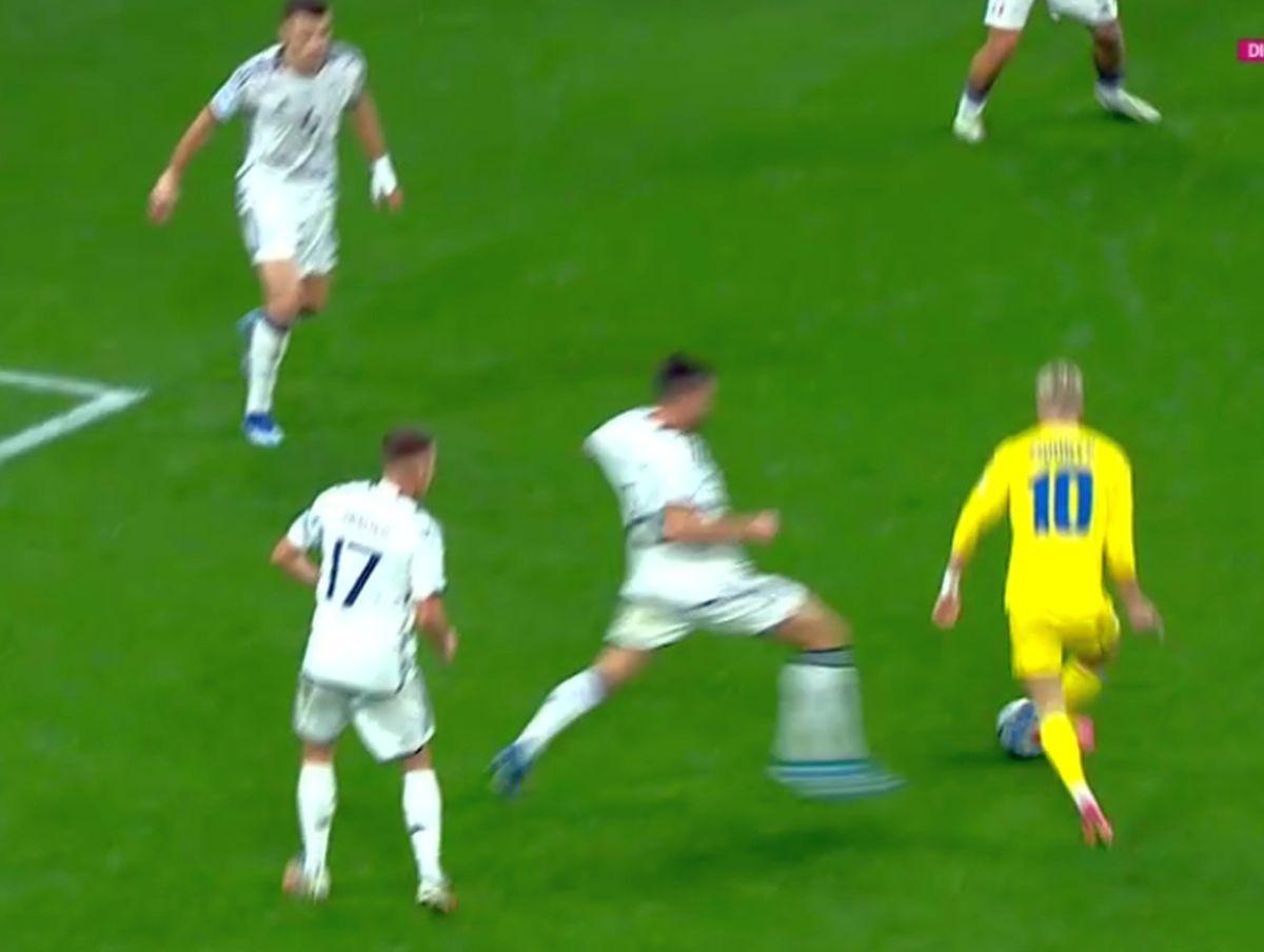 Penalty cerut de Ucraina cu Italia