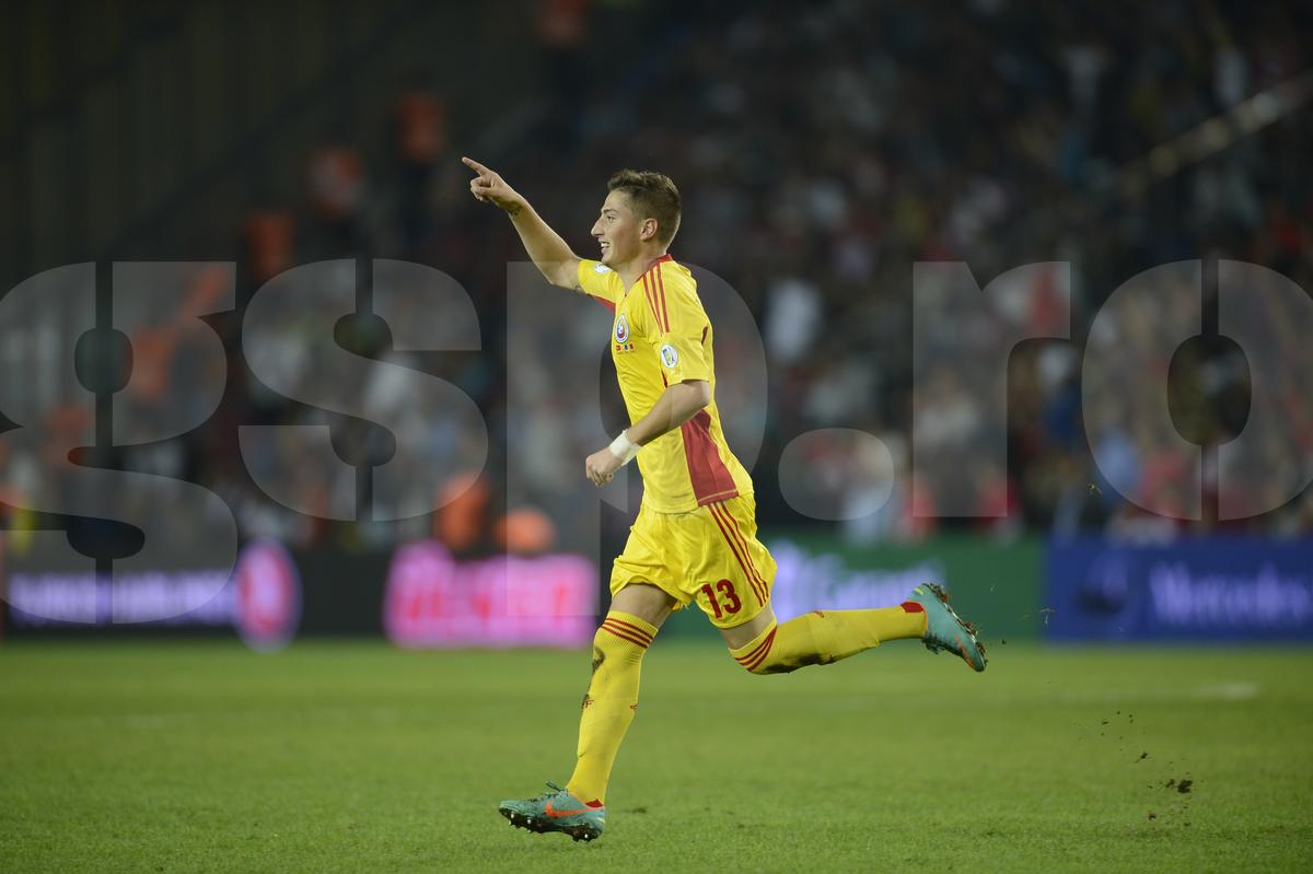Gicu Grozav, gol in Turcia - Romania 0-1