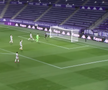 Gol și trofeu pentru Ianis Stoica / sursa foto: captură de ecran YouTube Real Valladolid C.F.