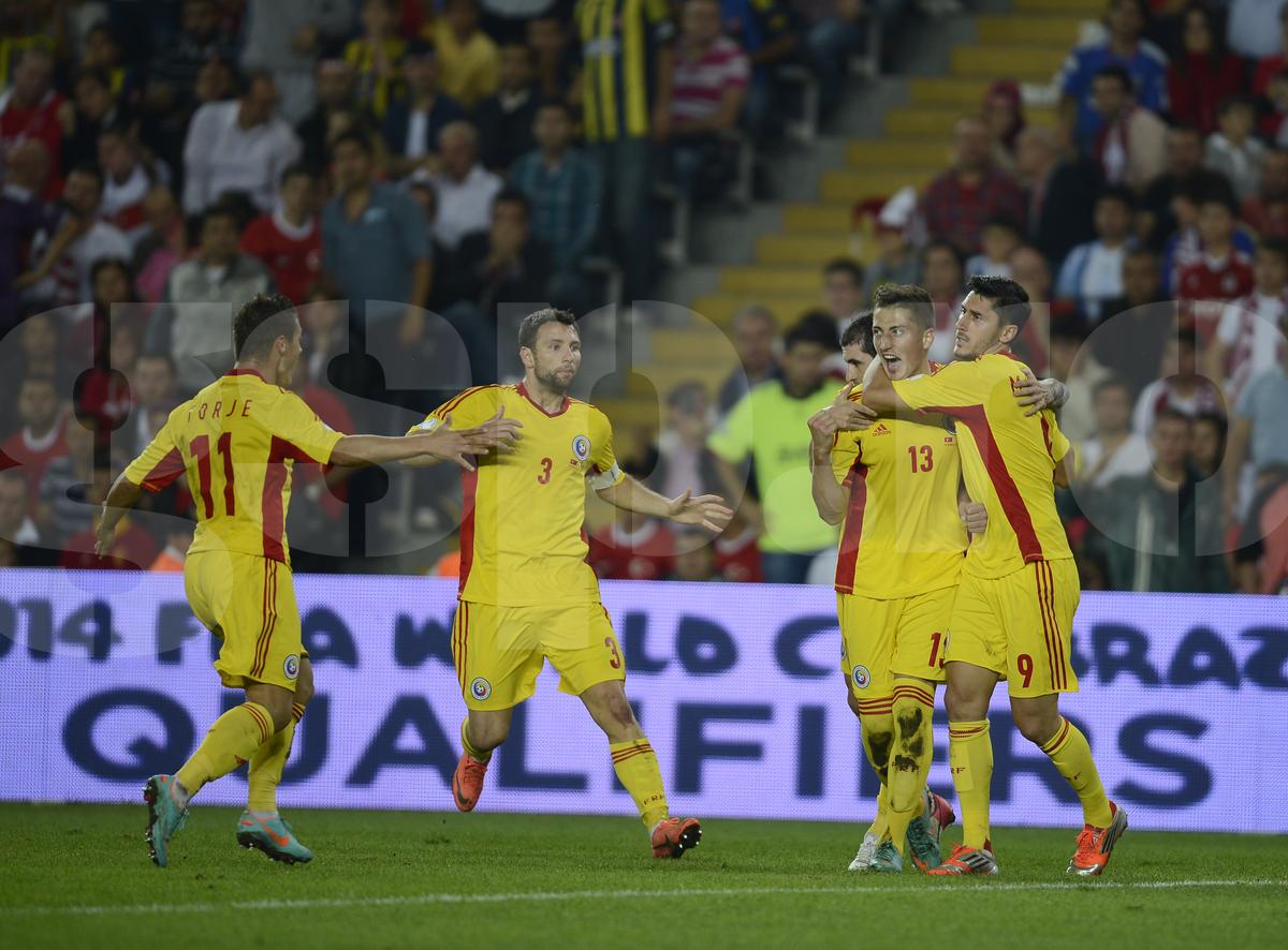 Gicu Grozav, gol in Turcia - Romania 0-1