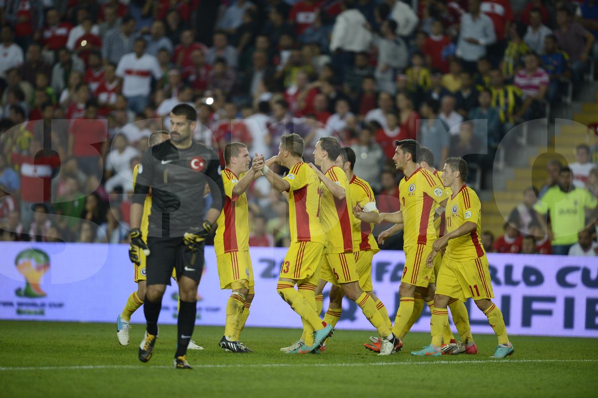 Gicu Grozav, gol in Turcia - Romania 0-1