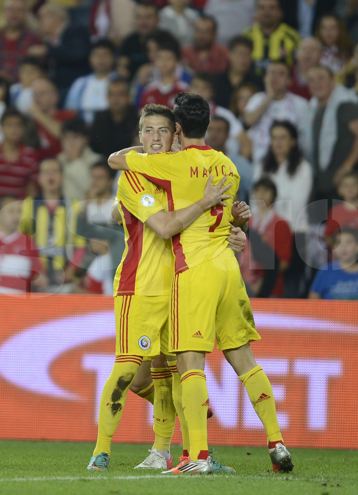 Gicu Grozav, gol in Turcia - Romania 0-1