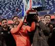 Gol și trofeu pentru Ianis Stoica / sursa foto: Facebook CF Estrela da Amadora