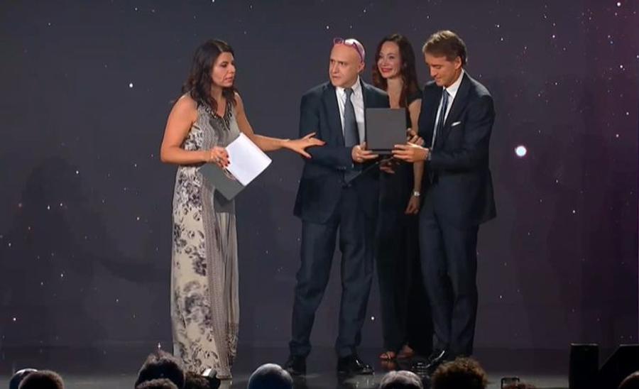 Întâmplare ireală la Gala premiilor Gazzetta dello Sport » Moment à la Anghel Iordănescu, cu Mancini în rolul lui Dan Petrescu!