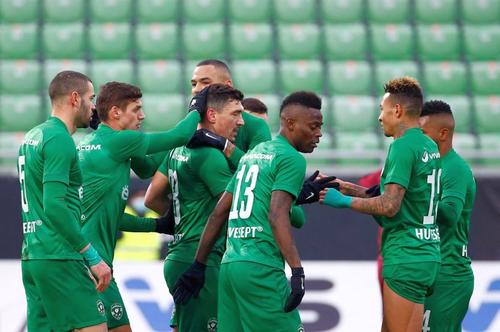 Claudiu Keșeru a deschis scorul în Ludogorets - Botev Plovdiv 2-1 // foto: Facebook @ PFC Ludogorets 1945