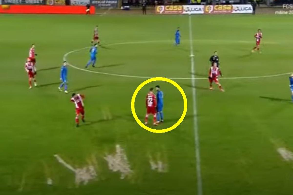 FOTO Cristi Tănase, intrări dure în Clinceni - Dinamo! Hațegan l-a iertat de fiecare dată