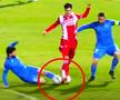 FOTO Cristi Tănase, intrări dure în Clinceni - Dinamo! Hațegan l-a iertat de fiecare dată