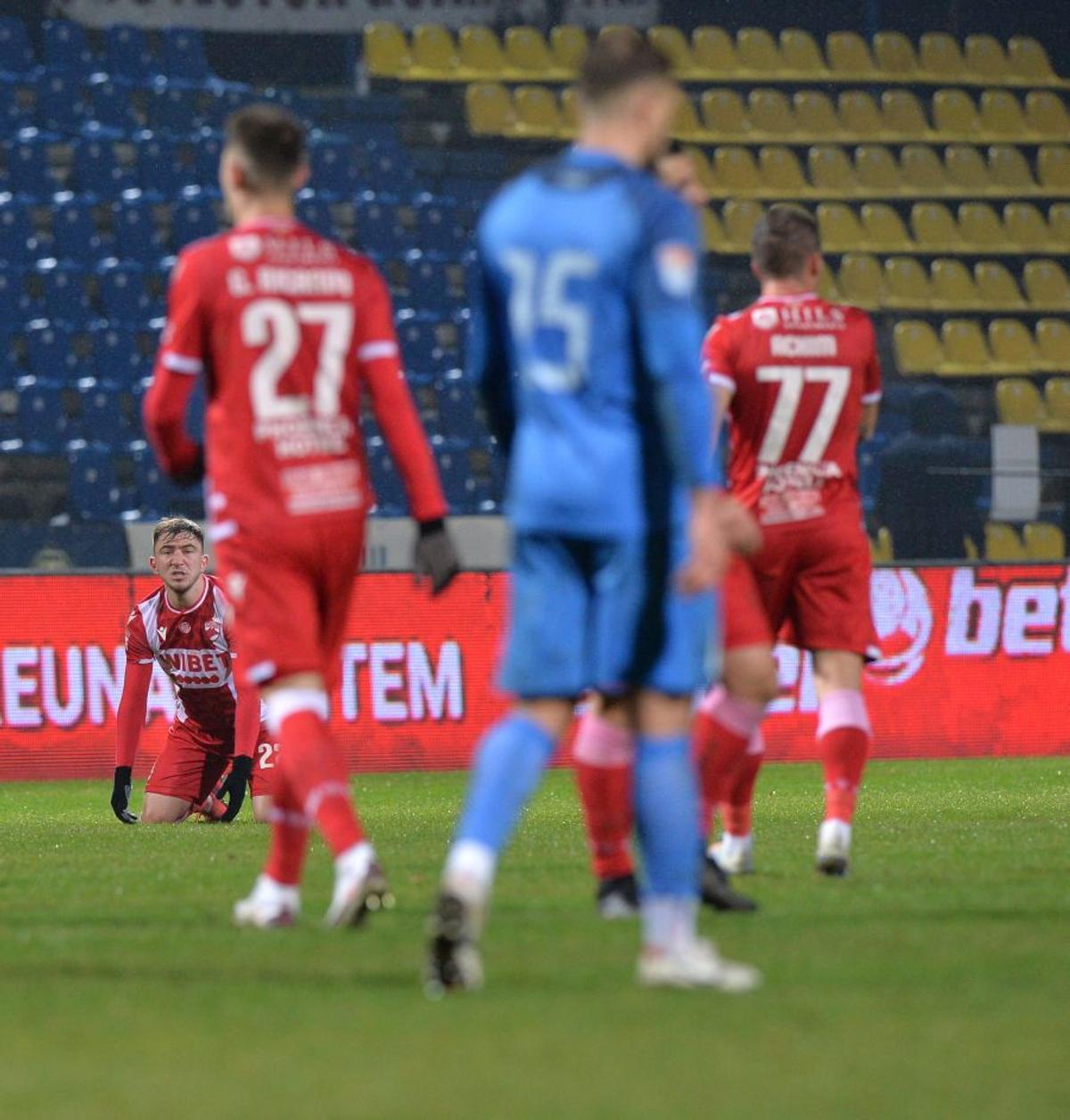ACADEMICA CLINCENI - DINAMO 1-1. Deian Sorescu, descumpănit: „Acum s-au văzut caracterele”