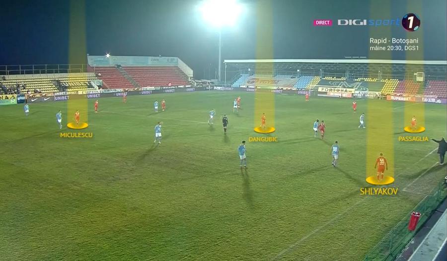 4 jucători de la UTA ocupă alte poziții în teren față de cele inițiale Golul finalului de an în Liga 1, explicat pas cu pas