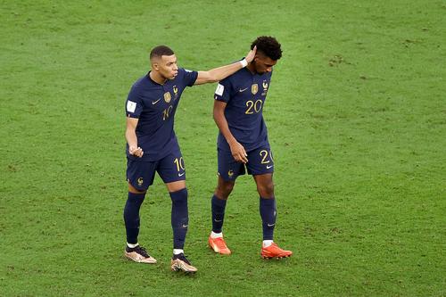 Kingsley Coman și Aurelien Tchouameni au fost insultați pe rețelele de socializare. Foto: Imago Images
