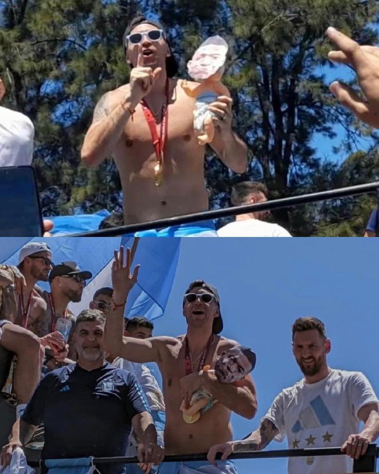 „Dibu” Martinez, gest ironic la adresa lui Mbappe