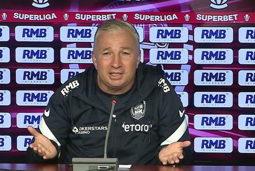 Dan Petrescu (55 de ani), antrenorul lui CFR Cluj, a vorbit despre cazurile lui Mihai Pintilii și Marius Croitoru, antrenorii de la FCSB și FC Argeș, care nu au însă licențe PRO și carnete de antrenor.