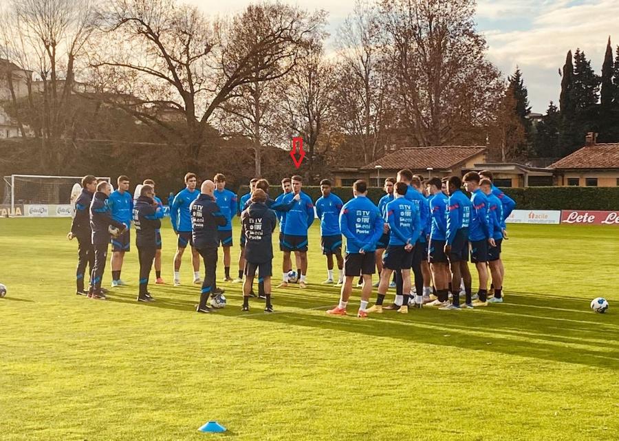 Boloca, indicat de săgeată Edi, îl pierzi?! Fotbalistul debutat de Iordănescu Jr. a apărut în echipamentul Italiei