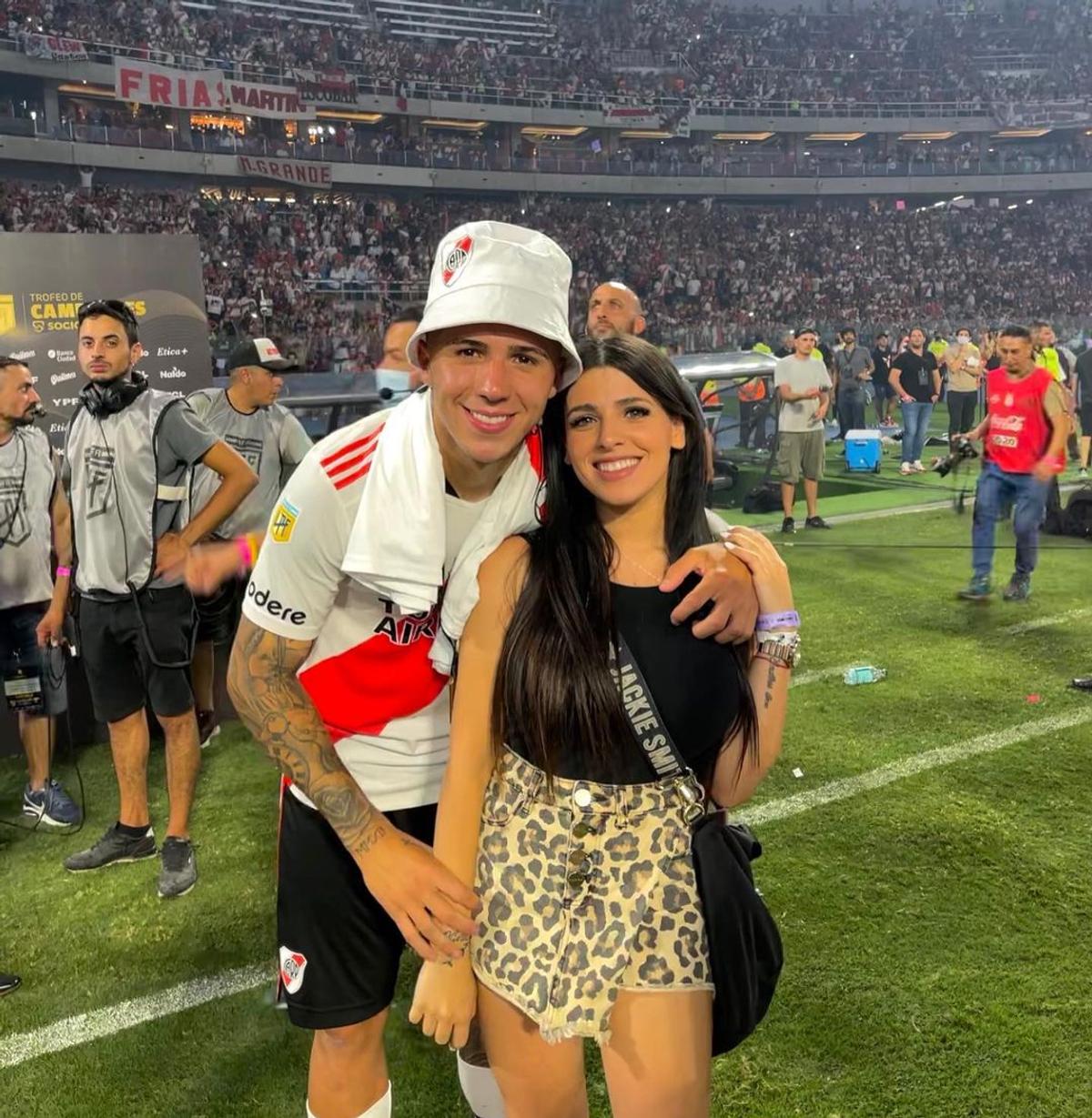 Valentina Cervantes, partenera lui Enzo Fernandez