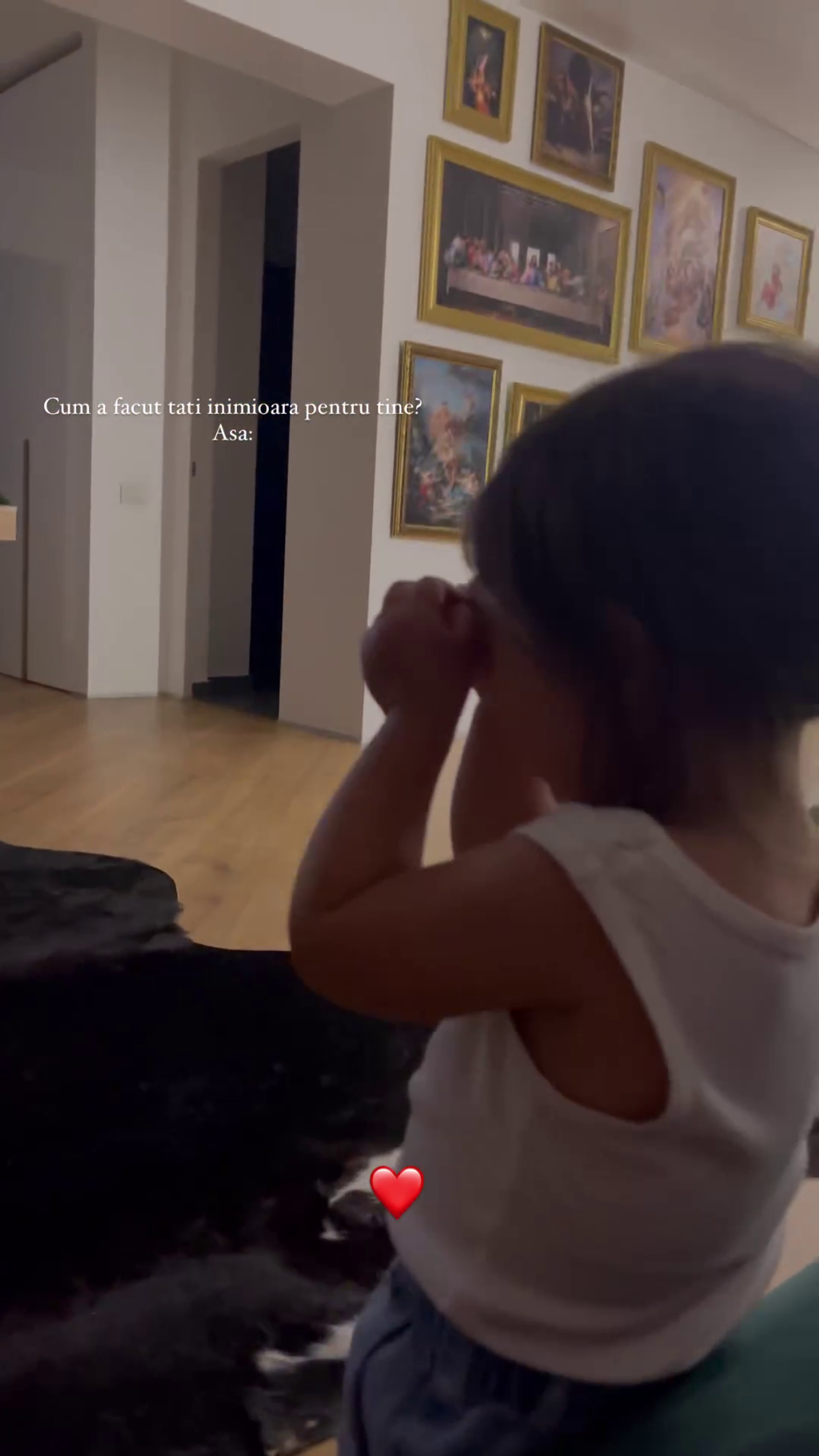 FOTO Florinel Coman îi dedică reușita fetiței sale, Kasia