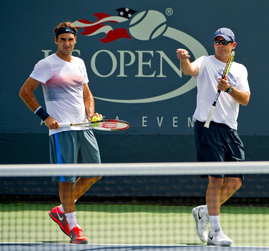 Roger Federer și Paul Annacone la US Open 2013 FOTO Imago Images Fostul antrenor al lui Federer a numit singurul defect al lui Rafael Nadal: „Am văzut asta și în ultimul meci”