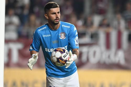 Horațiu Moldovan (25 de ani), portarul celor de la Rapid, a declarat că se gândește la un transfer în străinătate în această iarnă. foto: Imago Images