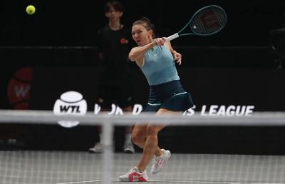 Simona Halep a pierdut la dublu, în a treia zi a World Tennis League