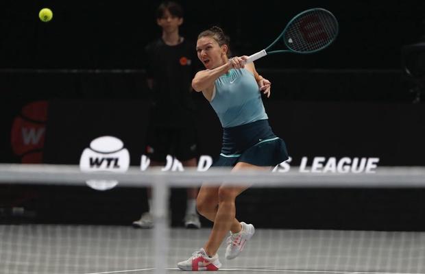 Simona Halep a pierdut la dublu, în a treia zi a World Tennis League