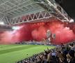 Scenografie colosală în Conference League » „UEFA Mafia”, mesajul scos din sacul lui Moș Crăciun! Meciul a fost oprit 15 minute