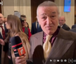 Gigi Becali a luat microfonul unui reporter în Parlamentul României, foto: captură video Antena 1