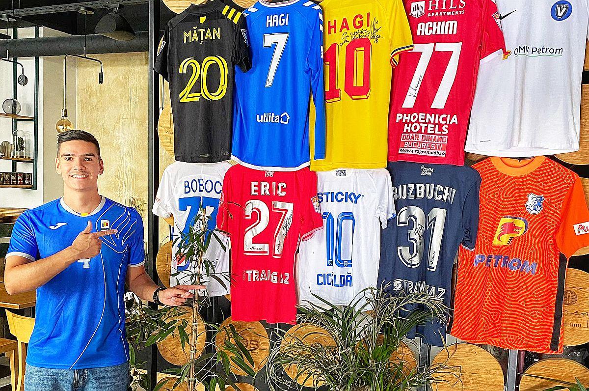 Povestea românului cu un vis grandios: „Vreau tricourile tuturor celor 211 naționale din lume!” » I-a întâlnit pe Man, Budescu și Marius Marin + S-a trezit brusc lângă Mourinho: „Se făcuse întuneric...”