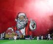 Scenografie colosală în Conference League » „UEFA Mafia”, mesajul scos din sacul lui Moș Crăciun! Meciul a fost oprit 15 minute
