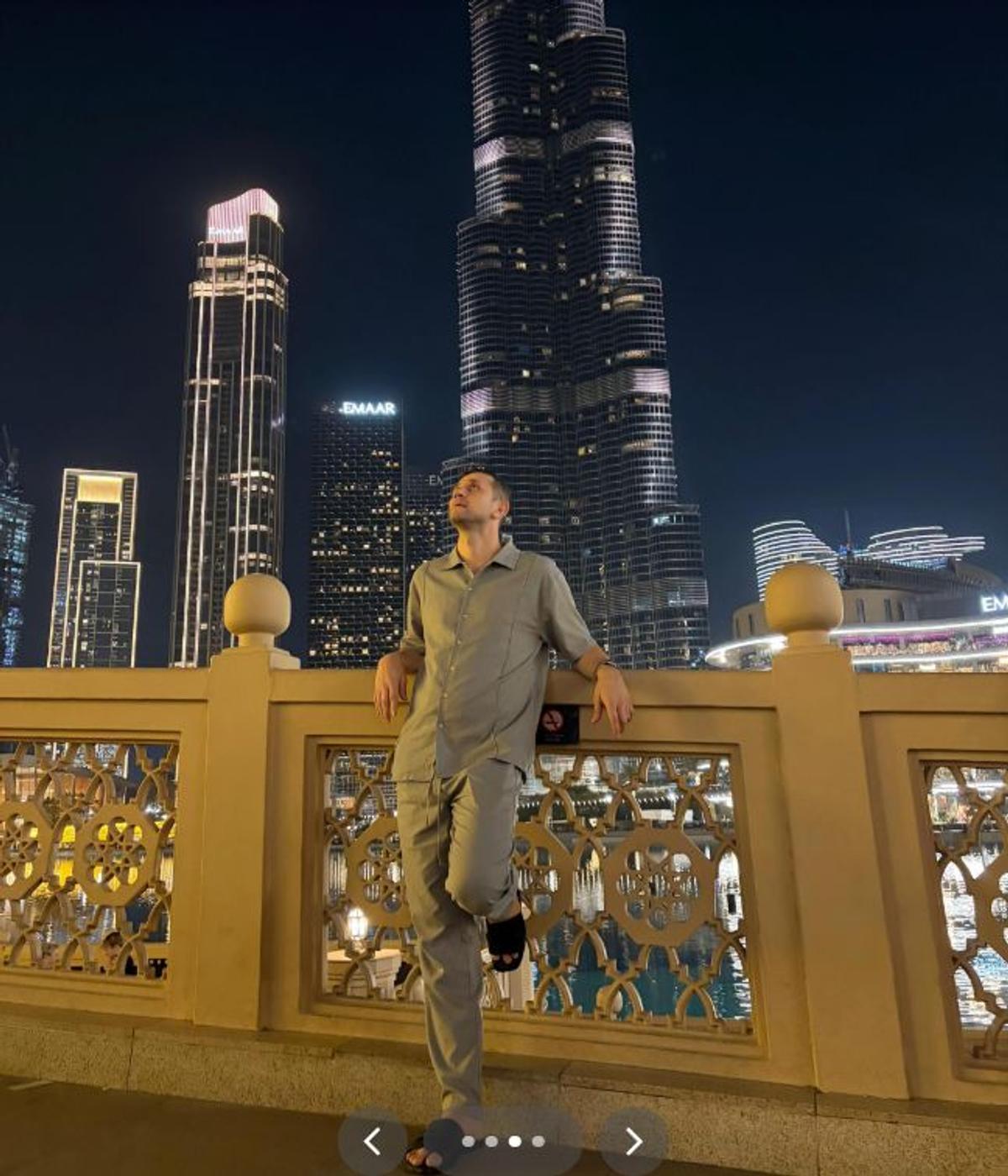 Cu Burj Khalifa în spate, Claudiu Răducanu a ieșit la atac: „Pentru cei care nu pot dormi noaptea”