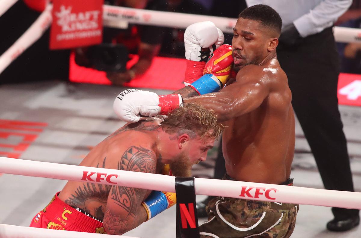 Jake Paul versus Anthony Joshua