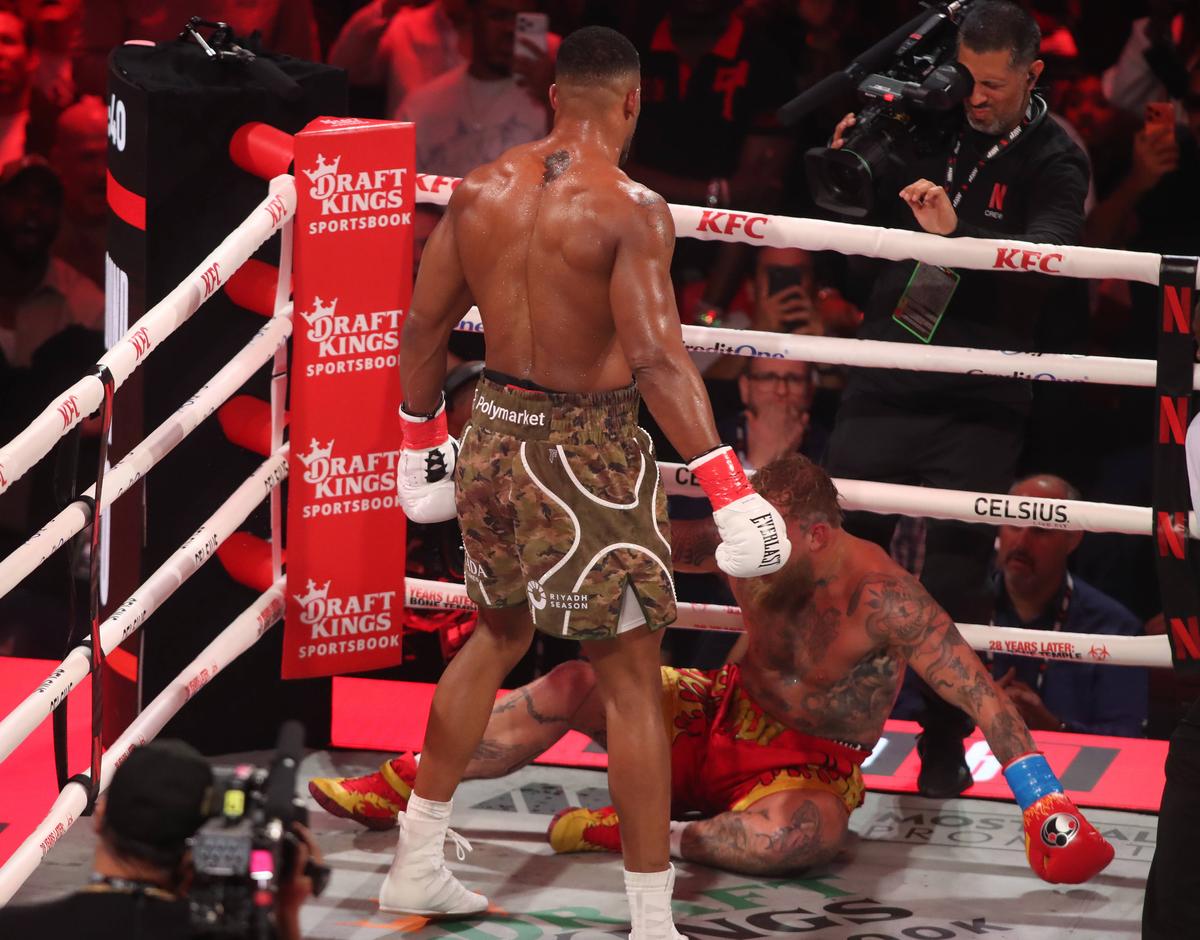 Jake Paul versus Anthony Joshua