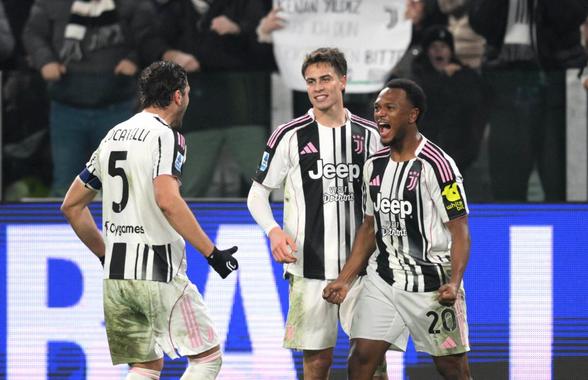 Juventus s-a impus în derby-ul cu AS Roma » Torinezii au strâns șase victorii în ultimele șapte meciuri