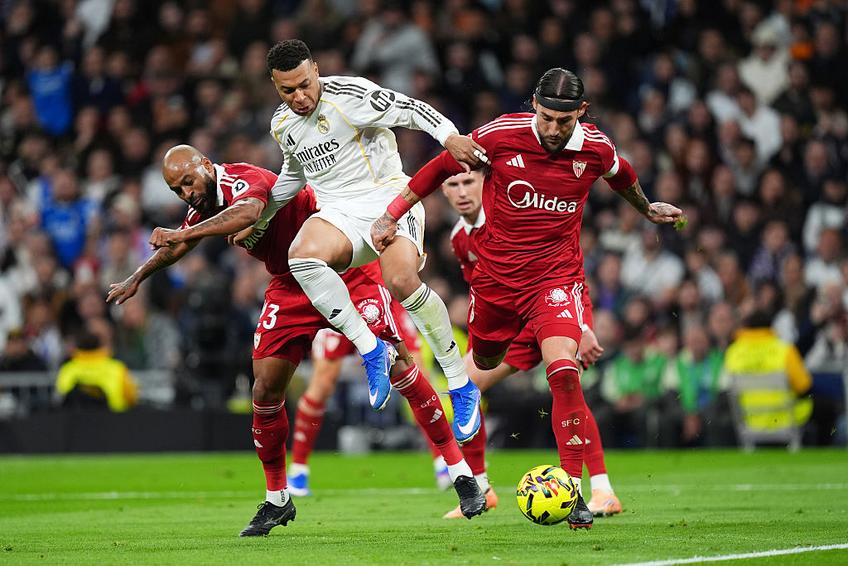 Kylian Mbappe, în Real Madrid - Sevilla, în etapa #17 din La Liga/ foto: Guliver/GettyImages