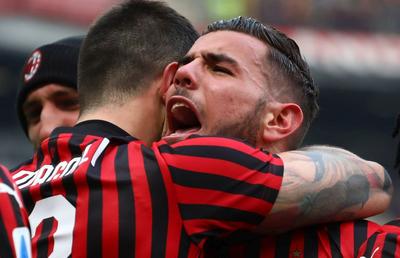 AC MILAN // VIDEO Situație incredibilă la AC Milan » Fundașul stânga Theo Hernández este golgeterul echipei