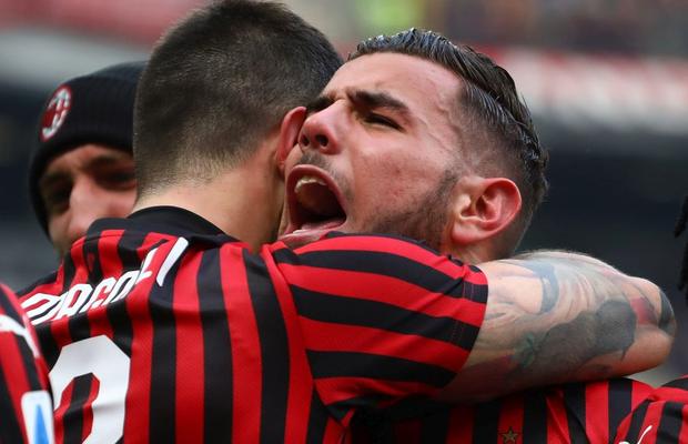 AC MILAN // VIDEO Situație incredibilă la AC Milan » Fundașul stânga Theo Hernández este golgeterul echipei