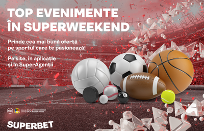 Bucură-te de Weekendul SuperSporturilor trăite live la Superbet