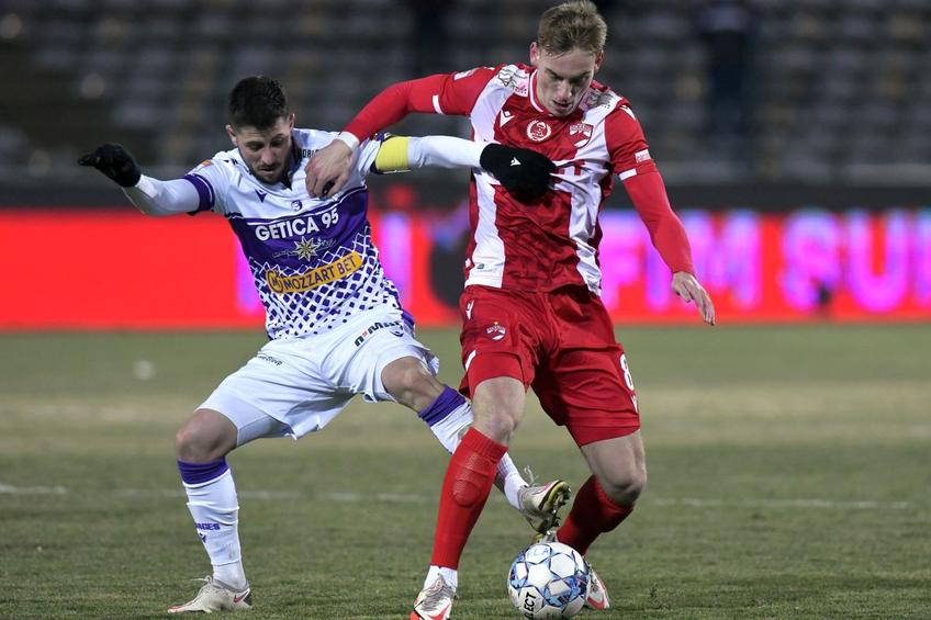 Balthazar Pierret a bifat primul meci în tricoul lui Dinamo / Sursă foto: Cristi Preda (GSP)