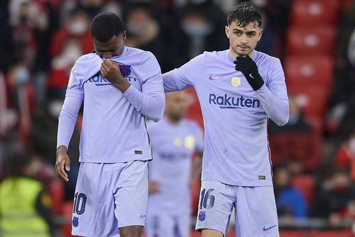 Ansu Fati a părăsit terenul în lacrimi // foto: Imago Images