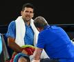 A cedat în conferință! Novak Djokovic a izbucnit la Australian Open: „De ce doar accidentările mele sunt puse la îndoială?”