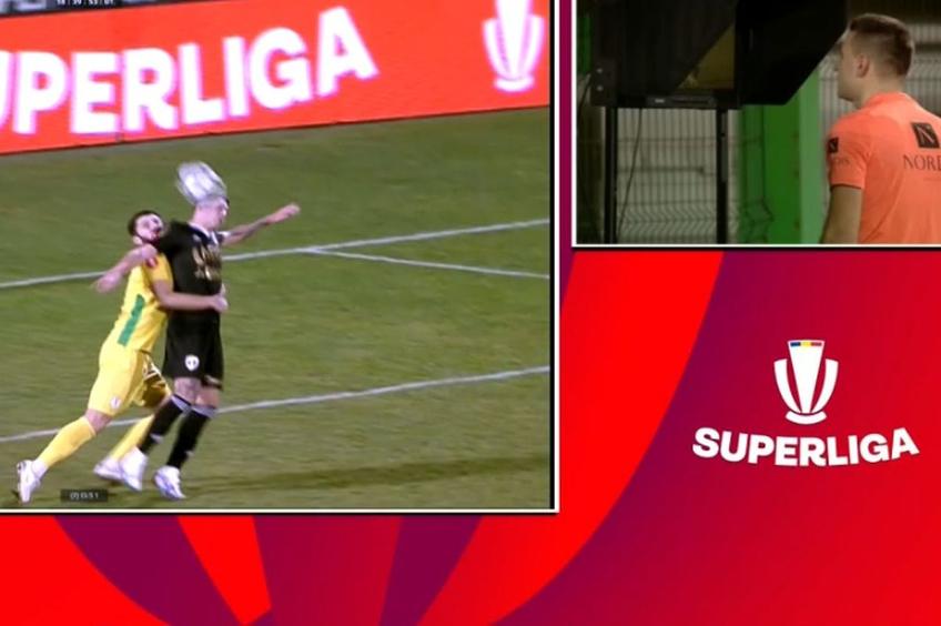 Rareș Vidican nu a acordat penalty pentru Petrolul Ploiești // sursă foto: captură DigiSport