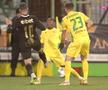 Faultul comis de Constantin Budescu în CS Mioveni - Petrolul // foto: captură DigiSport