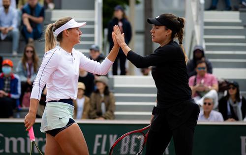 Marta Kostyuk și Gabriela Ruse.
Foto: Imago