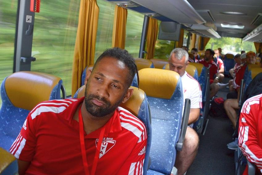 Calvin Ali Tolmbaye, fotbalistul arădean care a jucat fotbal pentru Republica Centrafricană. Foto: Bogdan Cioara