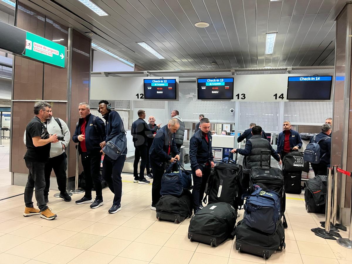 Plecare FCSB pentru meciul cu Qarabag, din Europa League