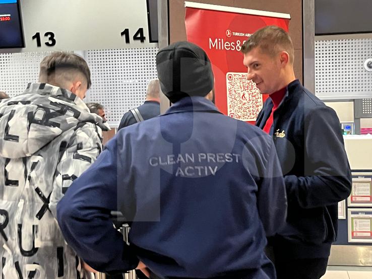 Plecare FCSB pentru meciul cu Qarabag, din Europa League. FOTO: Carmen Dumitru (GSP)