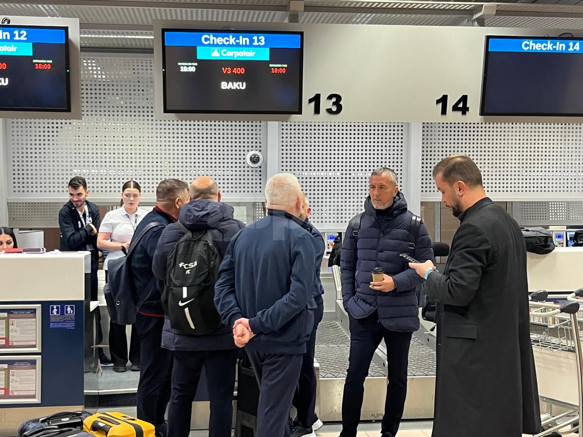 Plecare FCSB pentru meciul cu Qarabag, din Europa League